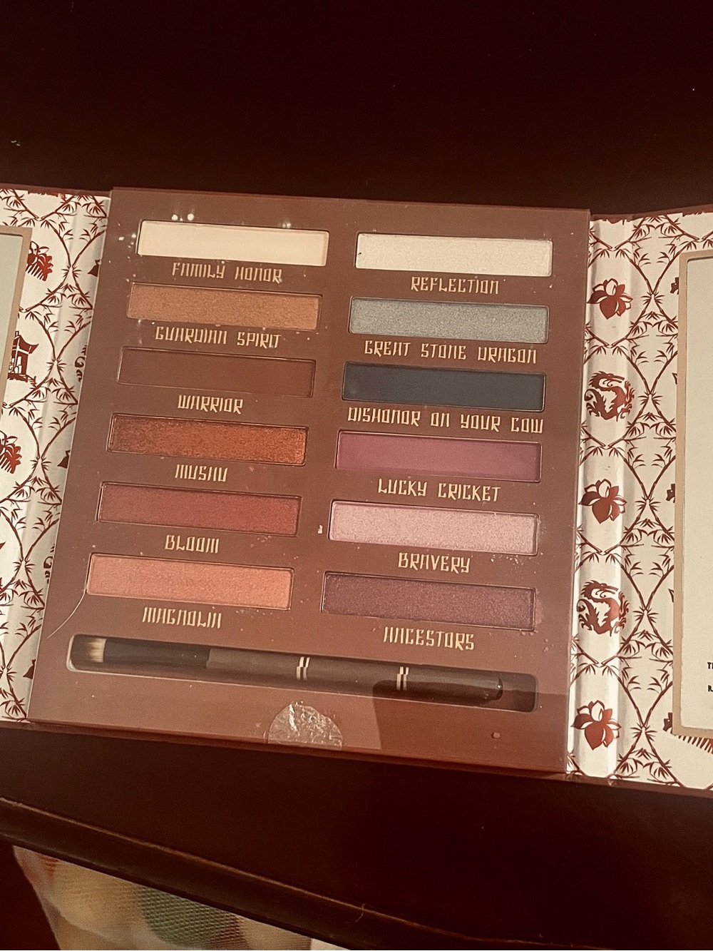 Warm Neutral Eyeshadow Palette — Pink, Brown & Copper Shades DISNEY ‘s MULAN